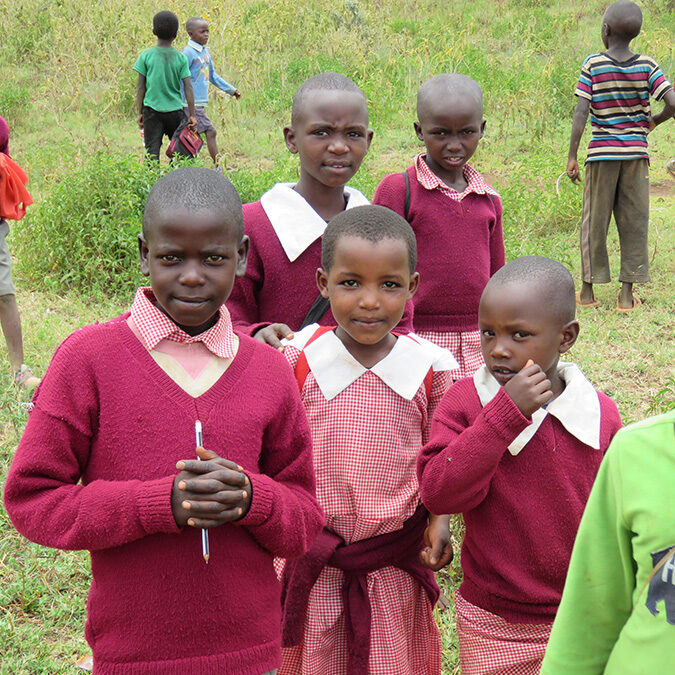 maasai school children